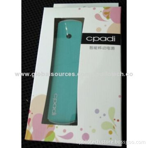 Portable Chargers/Power Banks, 2,600mAh, Samsung/LG Original Battery Cell, 5V/1A Output and Input